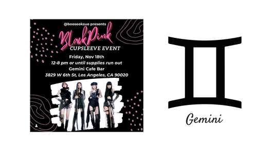 BLACK PINK Cupsleeve Event