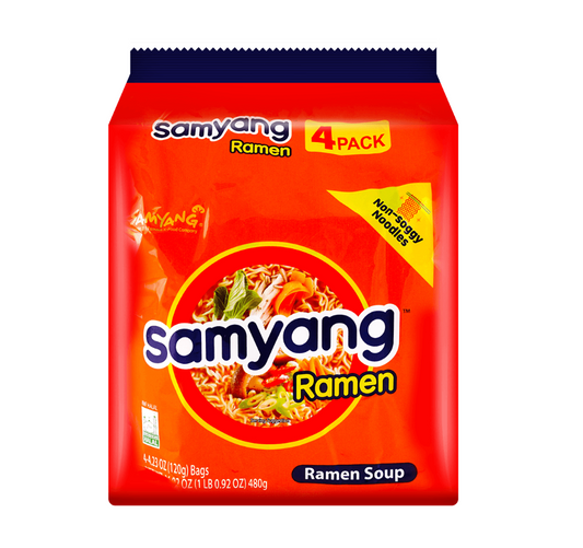 Samyang Ramen Original Pack (120g, 480g-4PK)