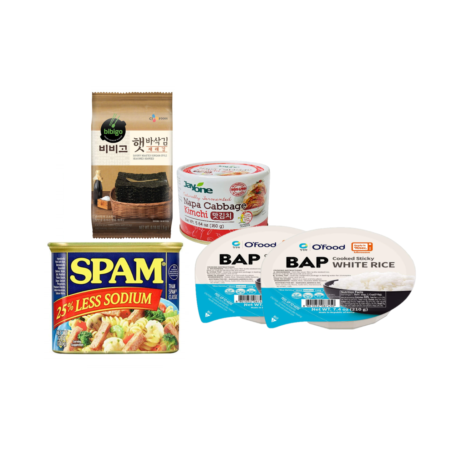Ha Sisters' Convenient & Simple K-Lunch Box - Fried Tuna & Kimchi Rice Cooking Kits