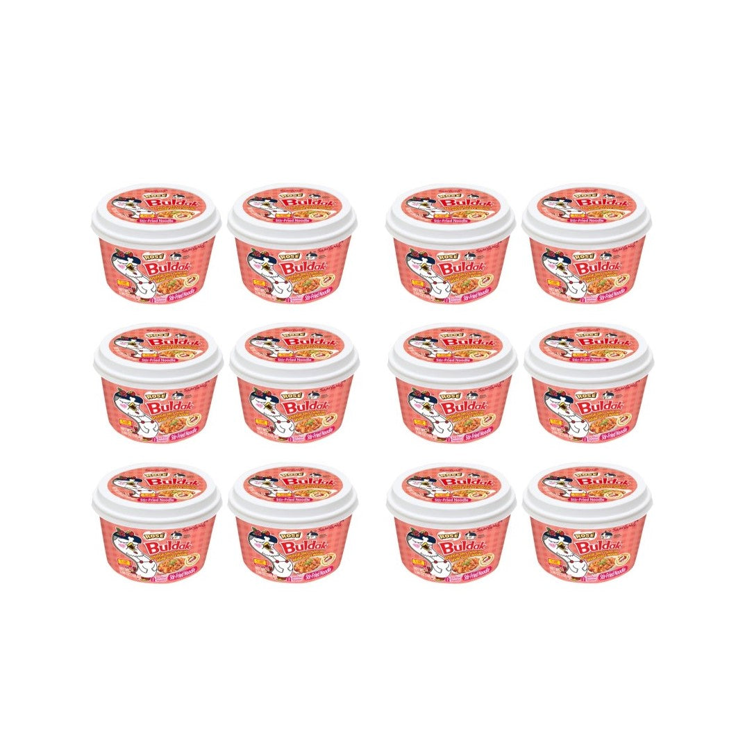 Samyang Hot Chicken Rose Wide Glass Noodle Big Bowl (169.5g)