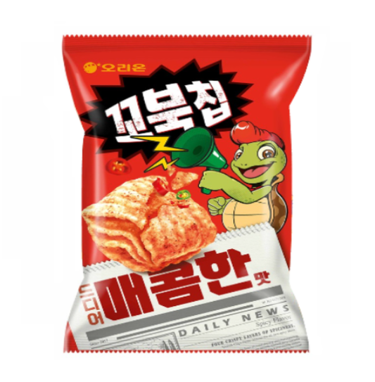 Orion Turtle Chips Spicy Original [매콤한 맛] (160g)