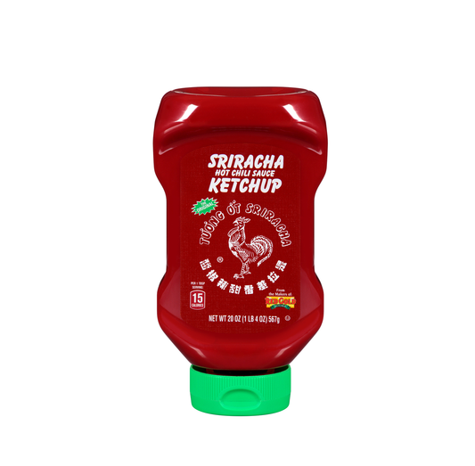 HUY FONG Original White Rooster Sriracha Hot Chili Sauce Ketchup (20 oz) - CoKoYam