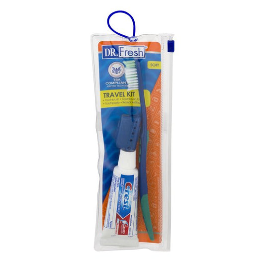 Dr. Fresh Travel Toothbrush & Paste Kit - CoKoYam