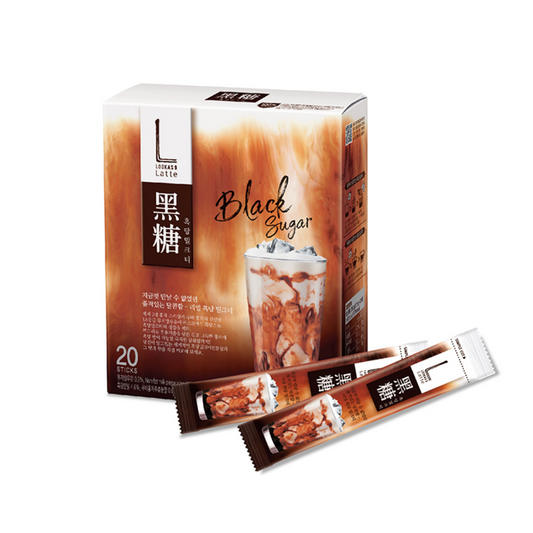 Namyang Lookas 9 Black Sugar Milk Tea (17.5gX20 Sticks) - COKOYAM