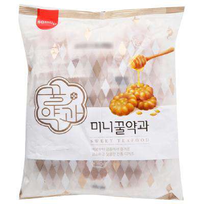 Samlip Korean Deep Fried Honey Cookie Mini - Korean Sweet Cakes / Yakgwa (200g) - CoKoYam