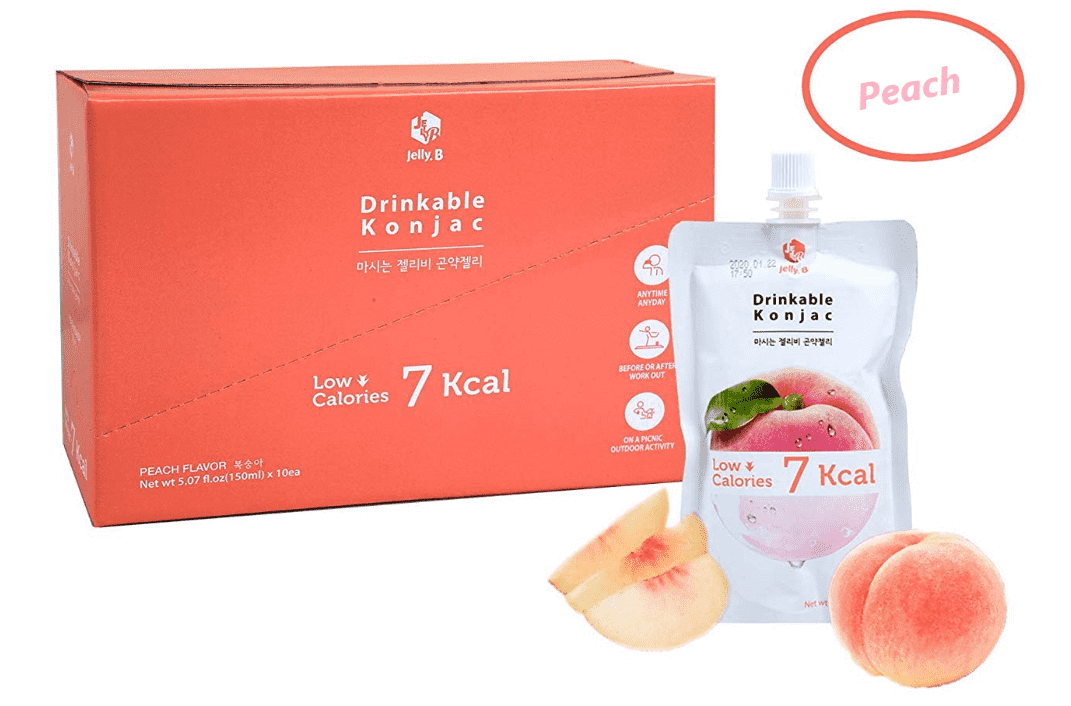 Jayone Jelly B Drinkable Konjac Jelly Peach 162g - CoKoYam