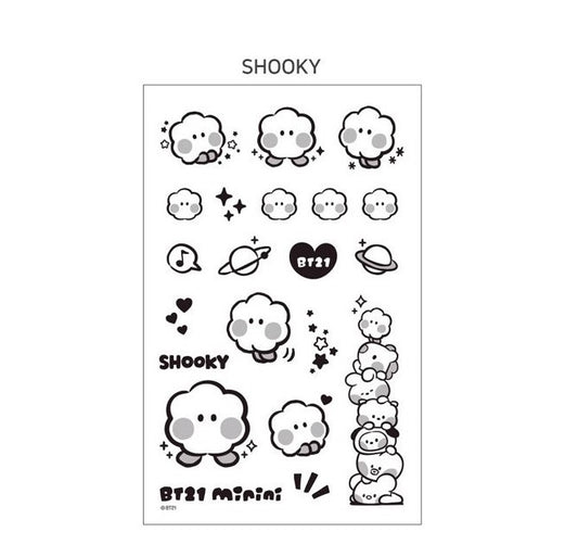 BT21 MININI TATTOO  STICKER