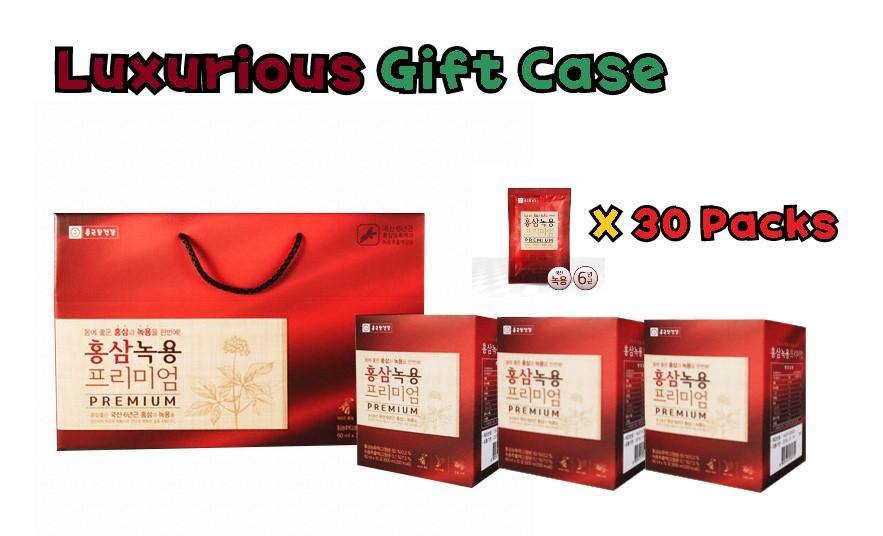CHONG KUN DANG Red Ginseng Antler Premium Exact Pack (50ml x 30Packs) - CoKoYam