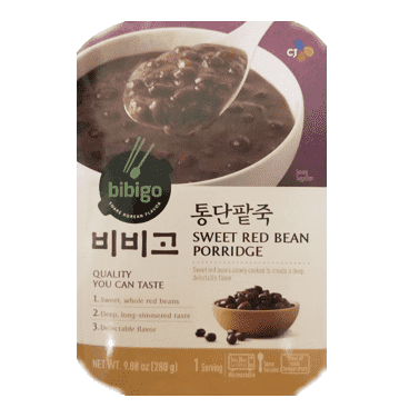 CJ Bibigo Porridge Sweet Redbean (280g) - CoKoYam