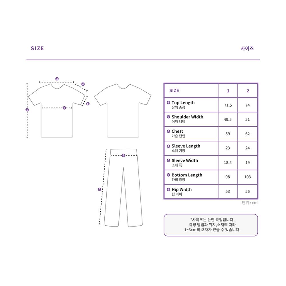 TinyTAN Official Licensed Checked Pattern Loungewear by TIYP - V - COKOYAM