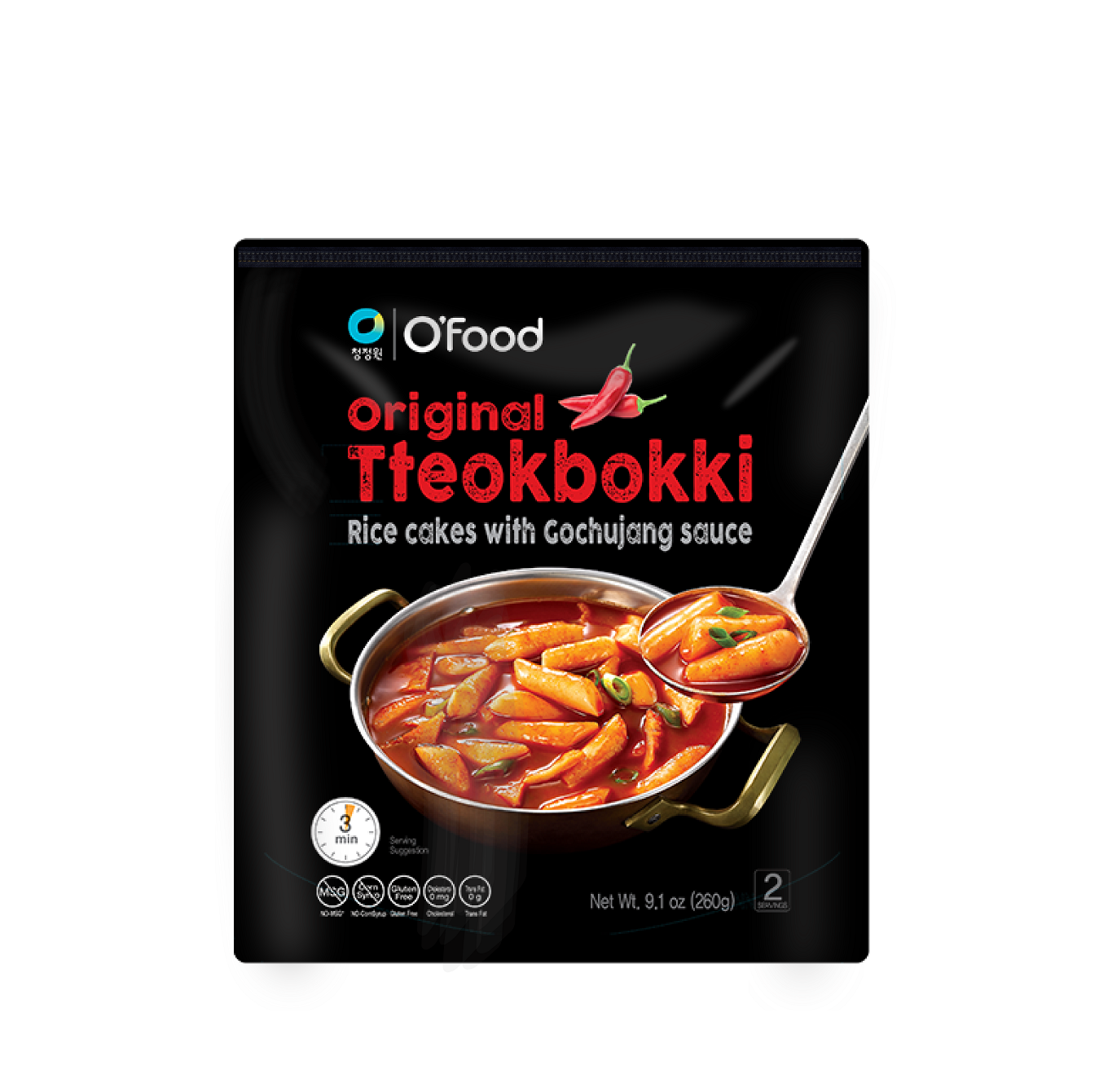 Chungjungone O'Food Original Tteokbokki (260g) - COKOYAM