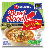 Nongshim Hot & Spicy Noodle Bowl (86g, 86g X 12) - CoKoYam
