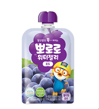 Paldo Pororo Water Jelly Grape (120ml) - CoKoYam