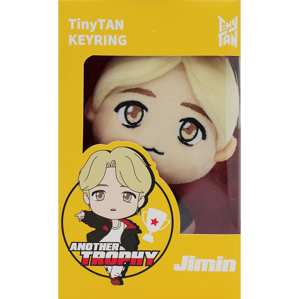 BTS Tiny Tan Character Plush Keyring - Jimin - COKOYAM