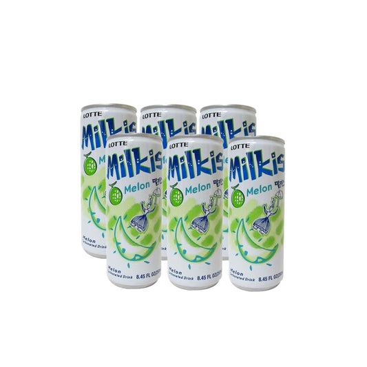 Lotte Milkis Melon Can (250ml, 250ml x 6) - CoKoYam