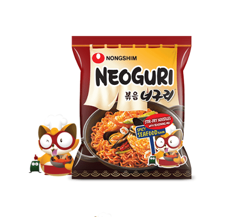 Nongshim Neoguri (Nuguri) Stir Fry Ramen Pack (480g-4PK) - CoKoYam