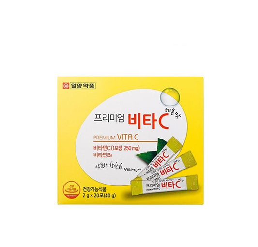 ILYANG PHARM Premium Vita C - Lemon Flavor (2g x 20Packs) - COKOYAM