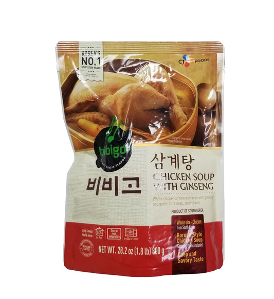 CJ Bibigo Ginseng Chicken Soup (800g)-[Discounted Item] - CoKoYam