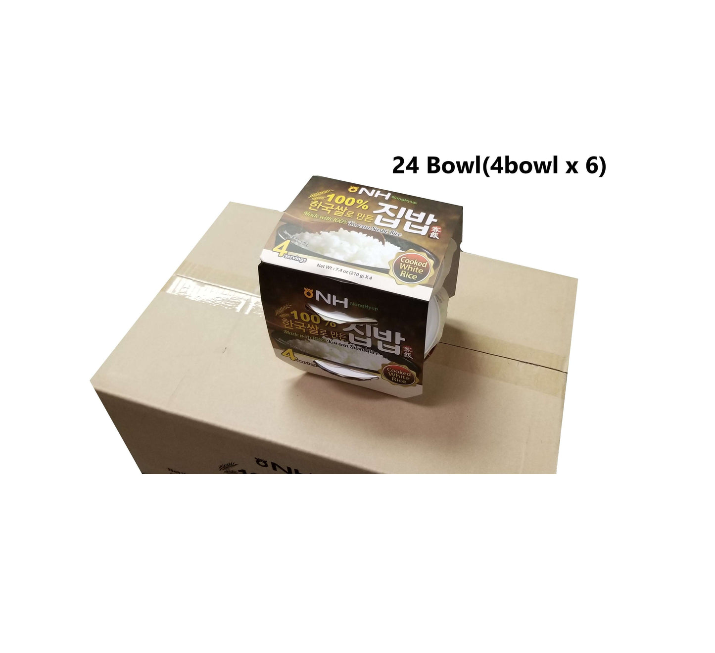 NongHyup Cooked Rice White Bowl (210g x 24) - CoKoYam