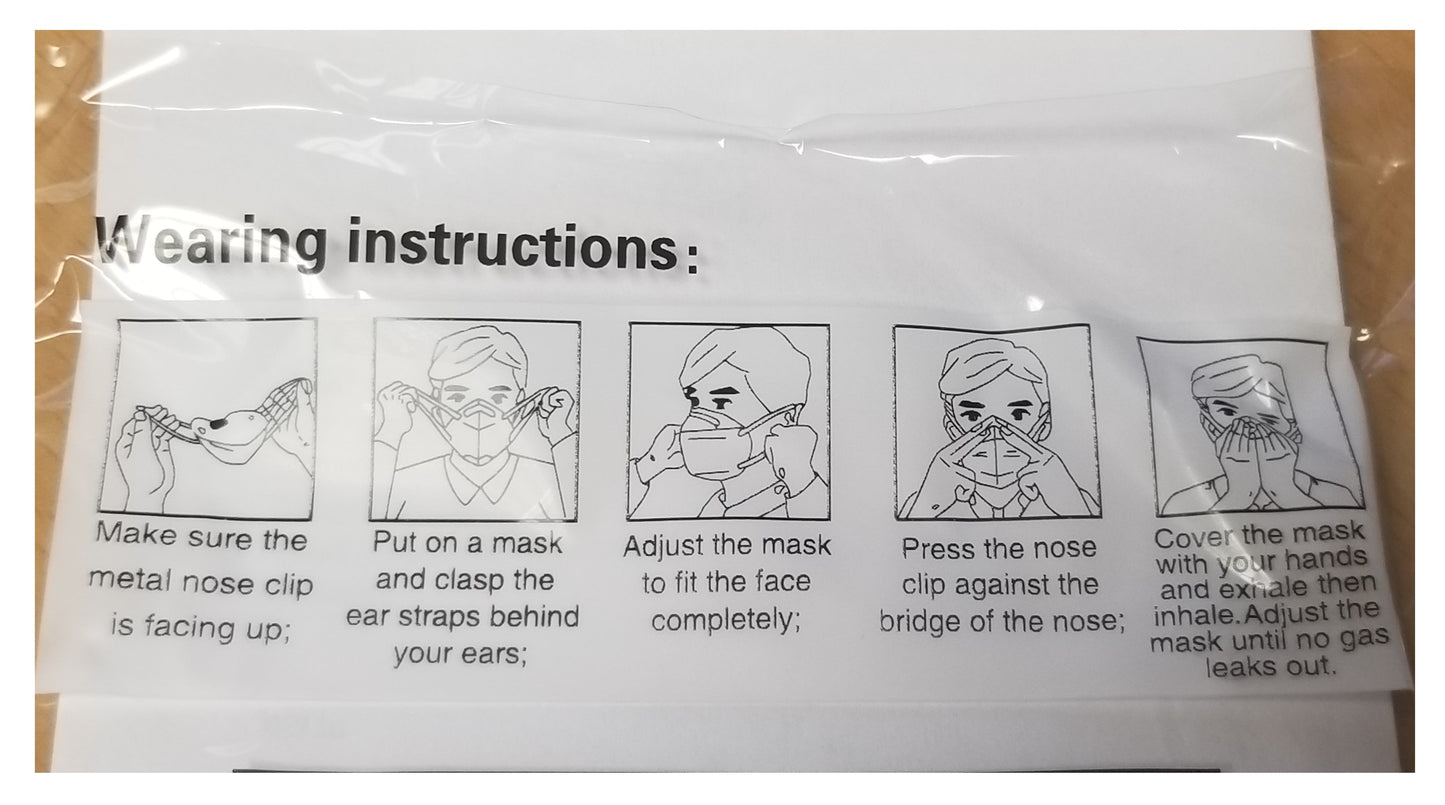 TAE SHIN KN95 3D Disposable Respirator Face Mask(10 Pcs) - Individual Packed - CoKoYam