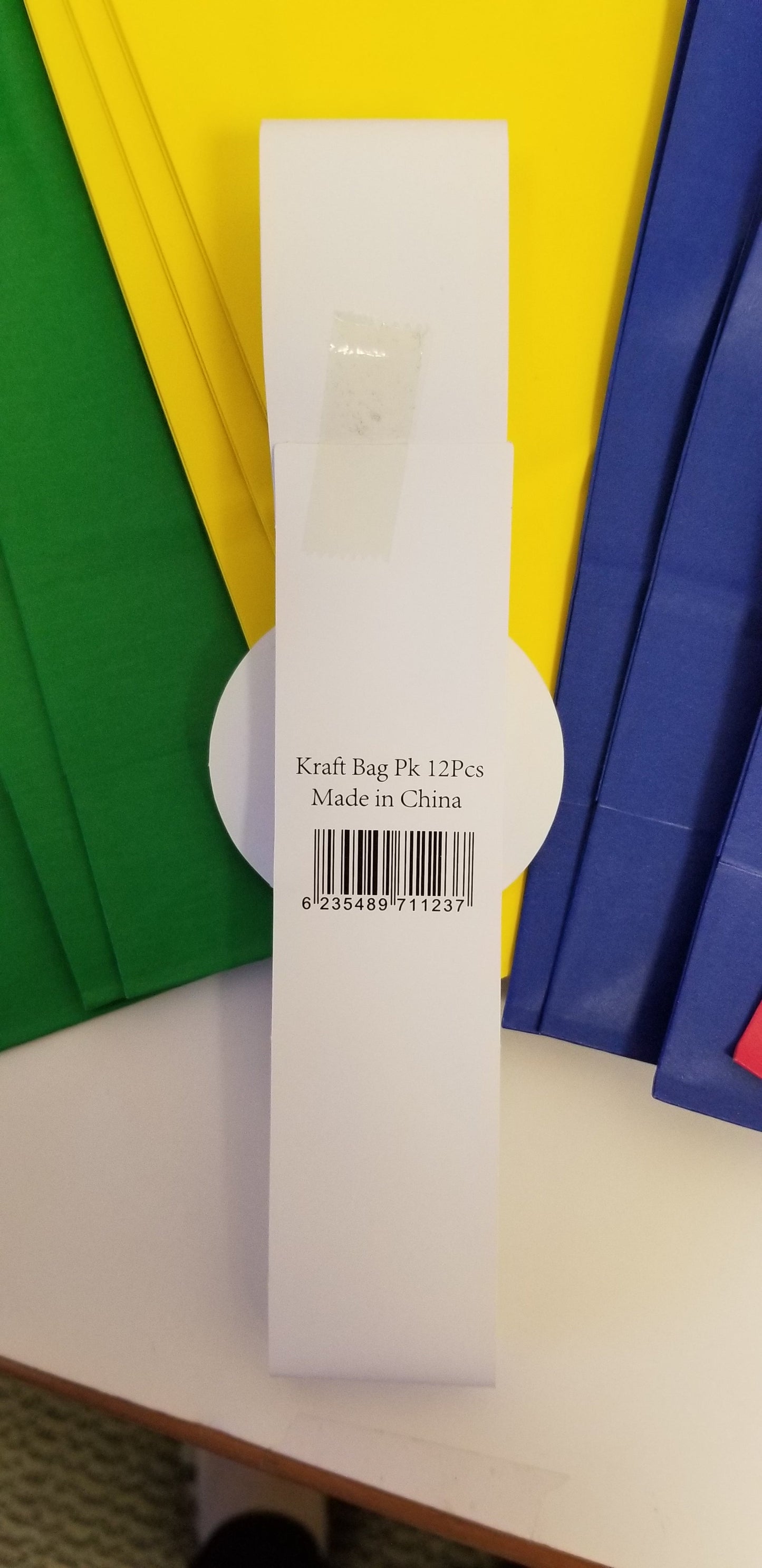 GO PARTY Small/Medium Paper Gift Bag - 4 Colors x 3 Bags - CoKoYam