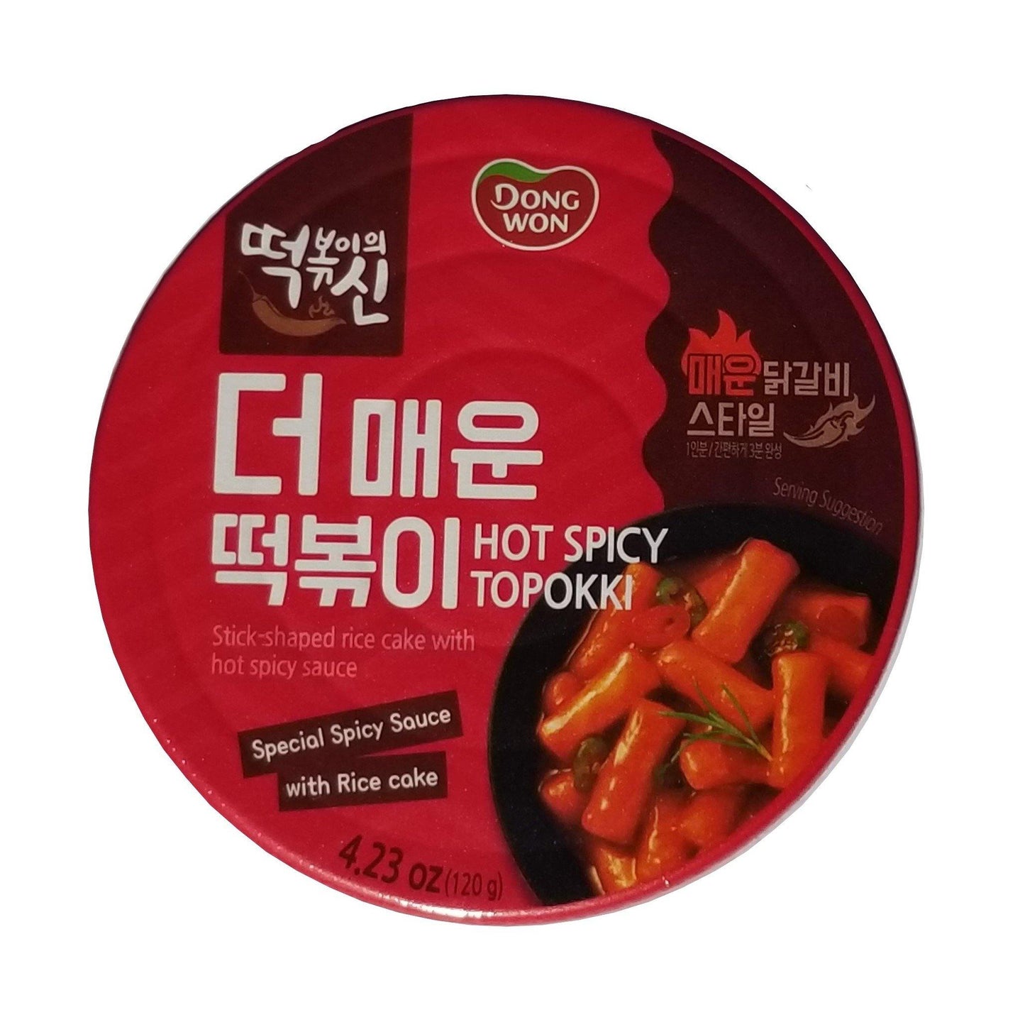 DONGWON Hot Spicy Topokki (God of Tteokbokki) (120g) -Tteokbokki - COKOYAM
