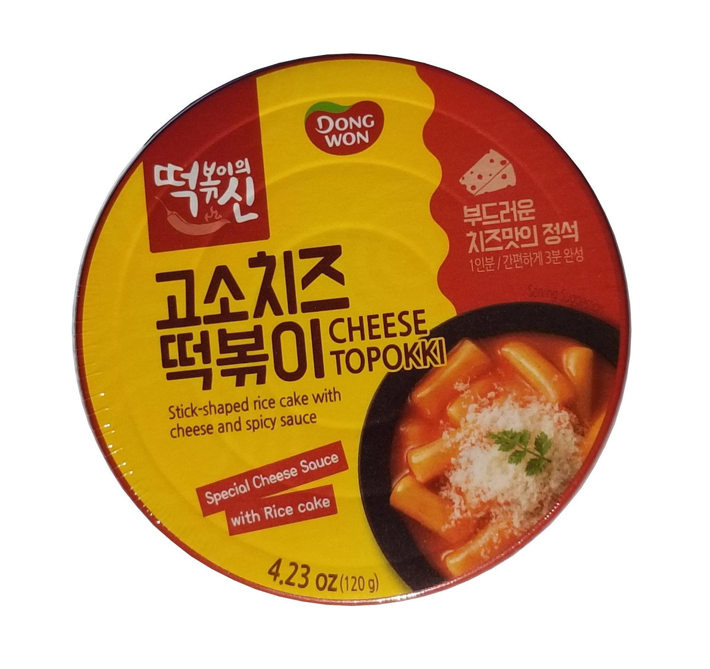 DONGWON Cheese Topokki (God of Tteokbokki) (120g) -Tteokbokki - COKOYAM