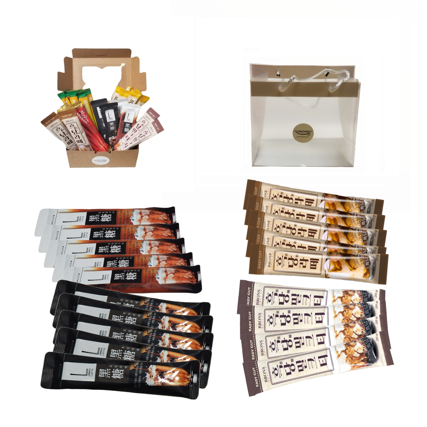 COKOYAM Korean Instant Coffee AYCE Gift Box - (Over 31 Stick Packs) - COKOYAM