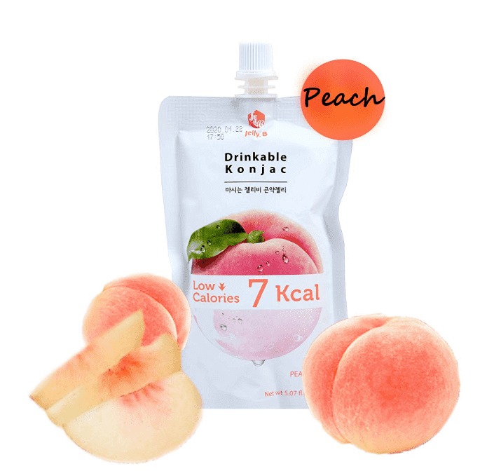 Jayone Jelly B Drinkable Konjac Jelly Peach 162g - CoKoYam