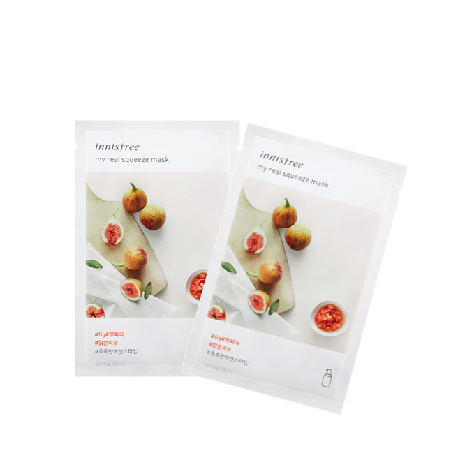 INNISFREE My Real Squeeze Masks - Each 2 Packs and Combo Sets - CoKoYam
