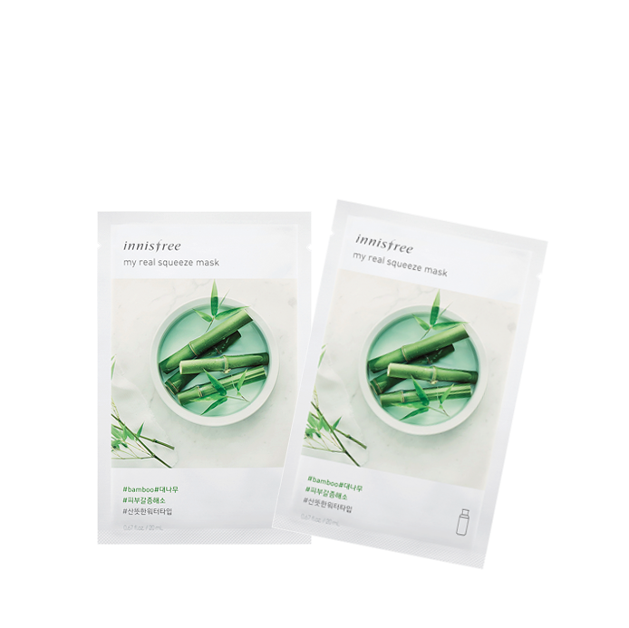 INNISFREE My Real Squeeze Masks - Each 2 Packs and Combo Sets - CoKoYam