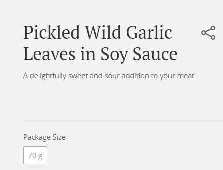 Sempio Canned Wild Garic Leaves in Soy Sauce (70g) - CoKoYam