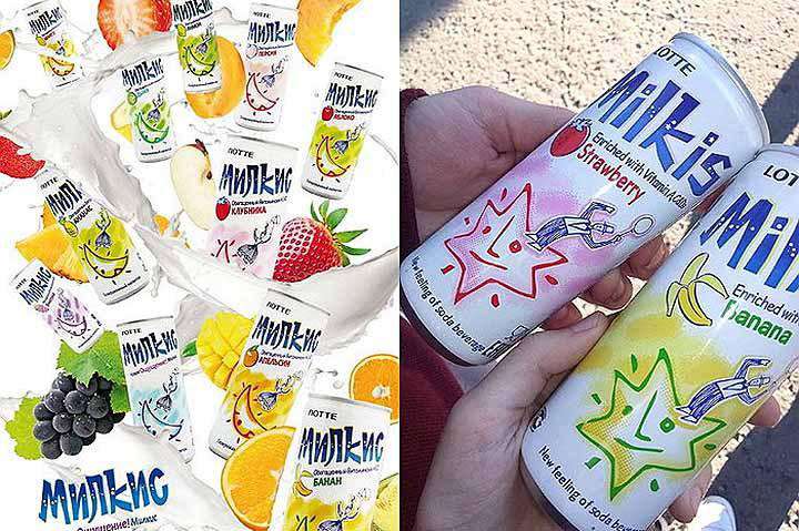 Lotte Milkis Apple Can (250ml, 250ml x 6) - CoKoYam