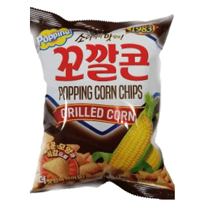 Lotte Popping Corn Chip Grilled - Kkokkalcorn (72g) - CoKoYam