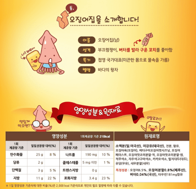 Nongshim Cuttlefish Snack (55g) - CoKoYam