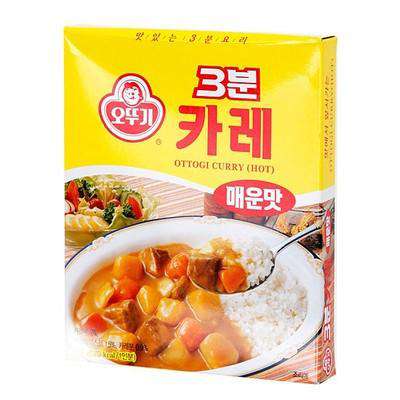 Ottogi 3 Minute Curry Sauce Mild/Medium/Spicy (190g) - CoKoYam