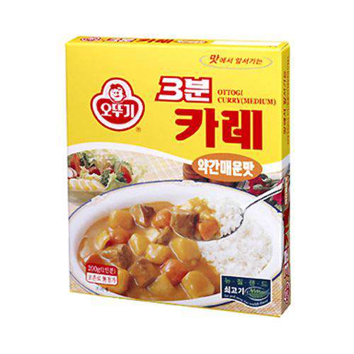 Ottogi 3 Minute Curry Sauce Mild/Medium/Spicy (190g) - CoKoYam