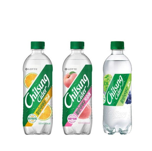 Lotte BTS Chilsung Cider 3 Combo (500ml x 3) - Maximum order: 1 - COKOYAM