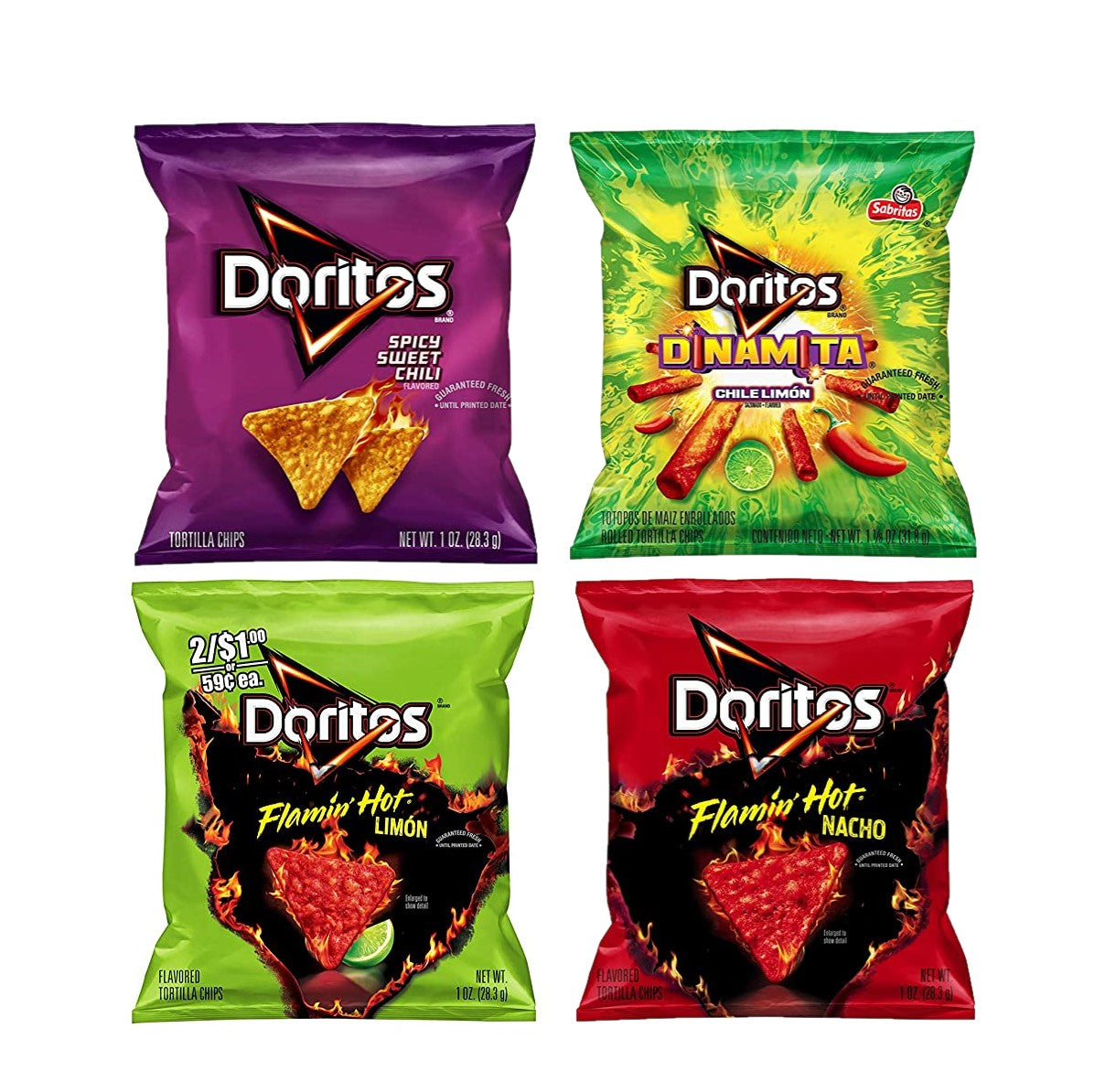 Doritos 3D Crunch/ Spicy Doritos/ Lay's Mini - Flavor Variety Packs - COKOYAM