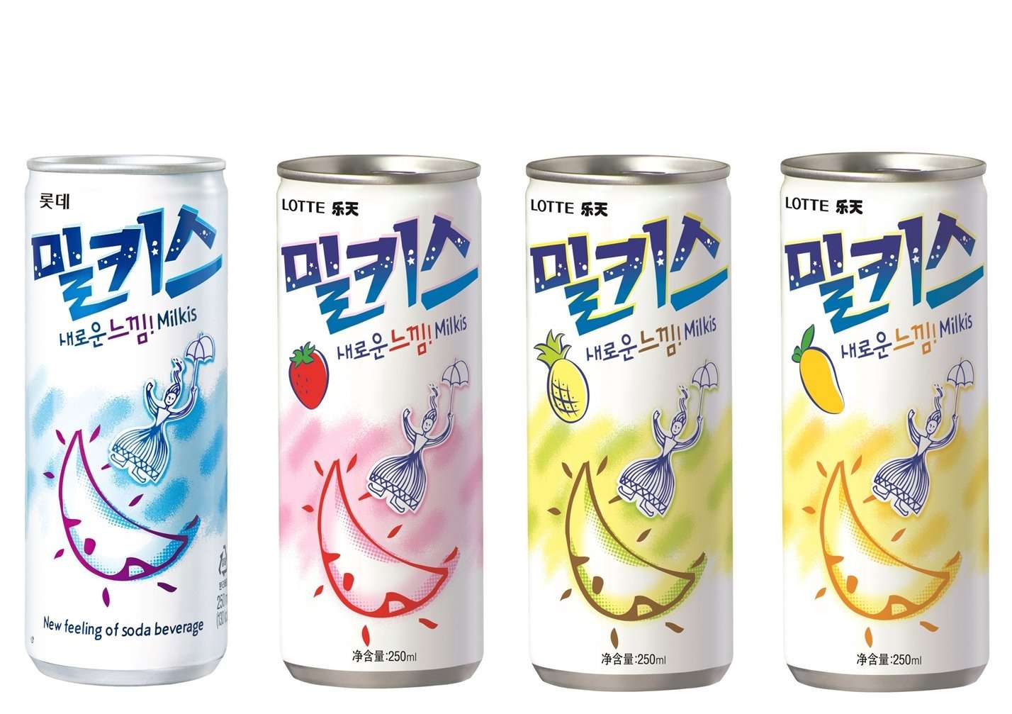 Lotte Milkis Apple Can (250ml, 250ml x 6) - CoKoYam