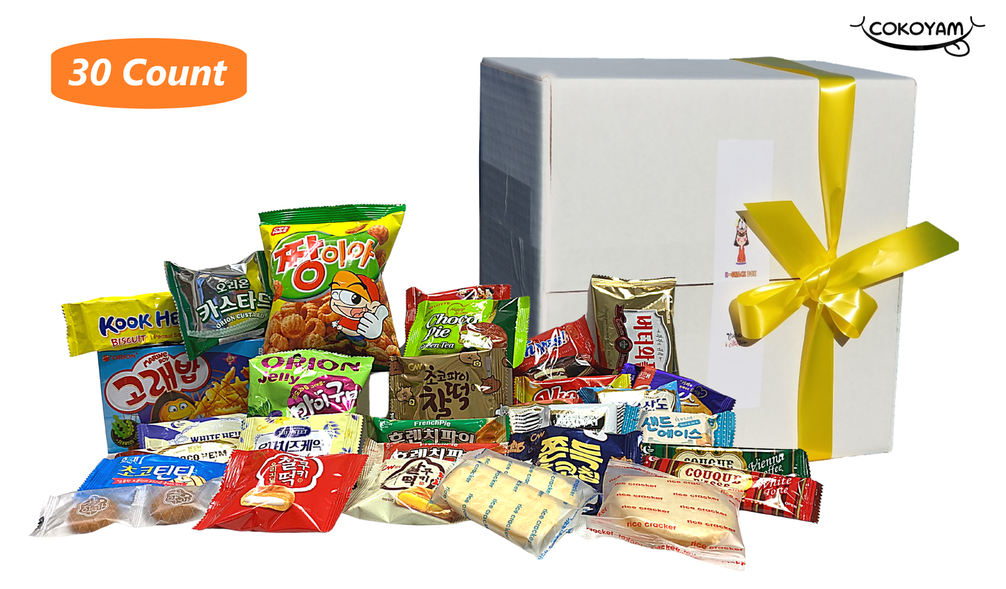 COKOYAM Deluxe Variety K-snack Gift Box (5 Flavors Choice) - COKOYAM