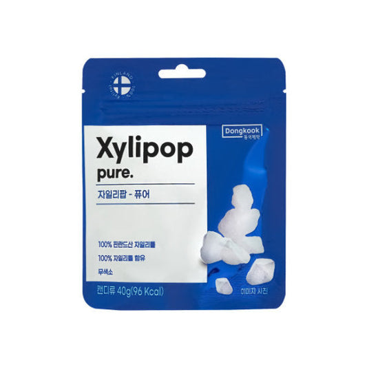 DONGKOOK XYLIPOP Candy 3 Flavors - Mint, Pure, Peach (40g) - COKOYAM