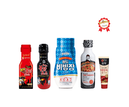 COKOYAM Korean Hot & Spicy Sauce 5 Combo (5 Flavors -1,170g) - CoKoYam
