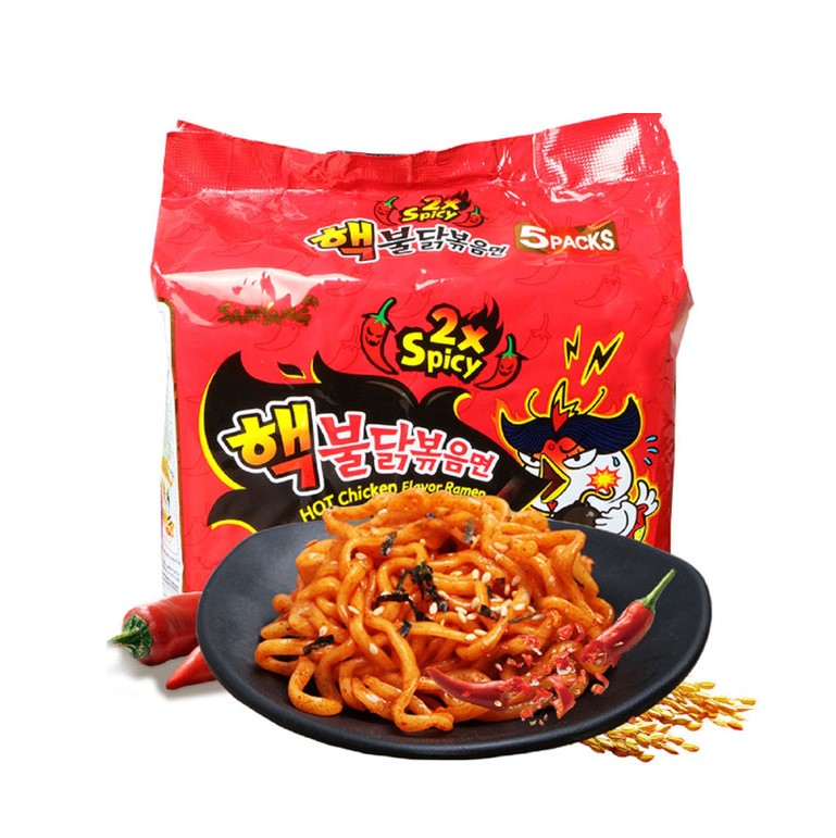 Samyang Hot Chicken Cheese Ramen Pack - Buldak Ramen (140g, 140gX5PK) –  k-oneshop