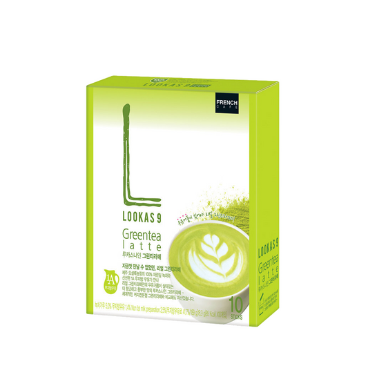 Namyang Lookas 9 Green Tea Latte (18.9gX10 Sticks) - COKOYAM