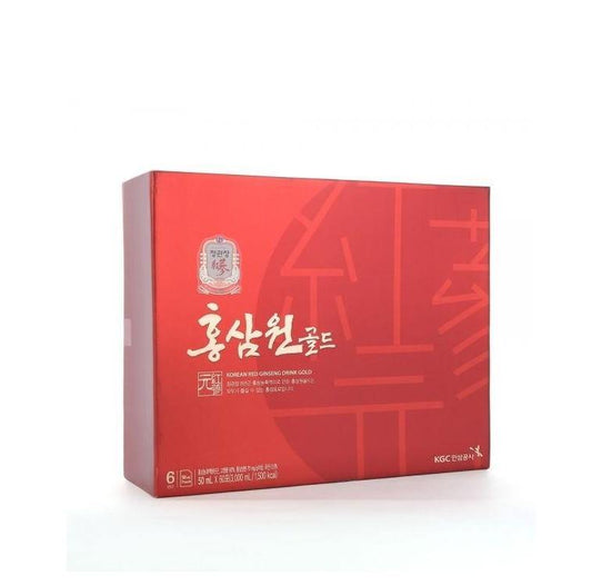 KGC Cheong Kwan Jang Korean Red Ginseng Gold Exact (50ml x 60 Packs) - Gift Case - [Discounted Item] - CoKoYam