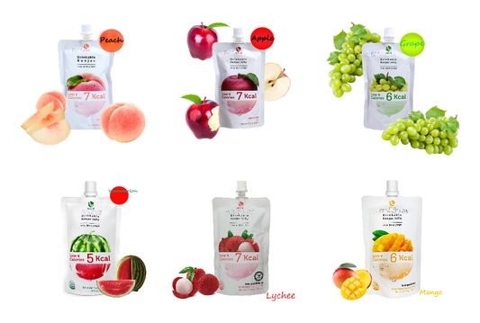 Jayone Jelly B Drinkable Konjac Jelly 6 Combo (150mlx6Flavors) - CoKoYam