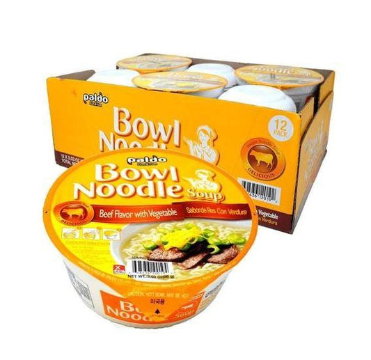 [Box Deal] Paldo Beef Flavor Bowl (86g x 12EA) -[Discounted Item] Best Before : Jul. 18, 2021 - COKOYAM