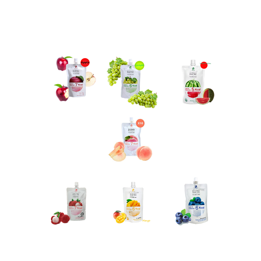 Jayone Jelly B Drinkable Konjac Jelly 7 Combo (150mlx7Flavors) - CoKoYam