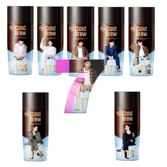 Paldo 2021 Summer New BTS COLD BREW Coffee Americano (270ml x 7 Members Premium) - Limited, Single (270ml) - COKOYAM